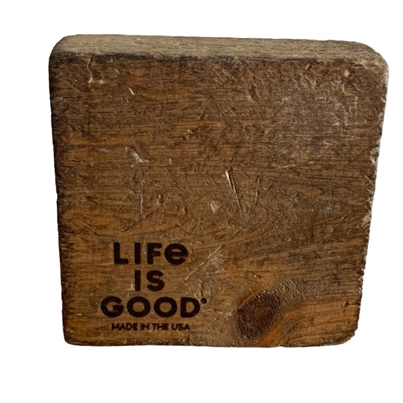 HAVE A NICE DAISY LIFE IS GOOD Wooden Block Sign Inspirational Home Decor - Picture 3 of 5